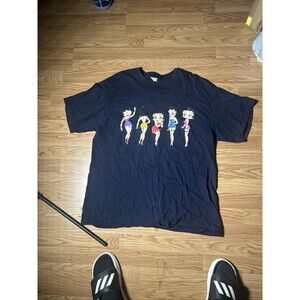 Vintage 1994 Betty Boop Dancing Double-sided Graphics T-shirt XL Streetwear GUC